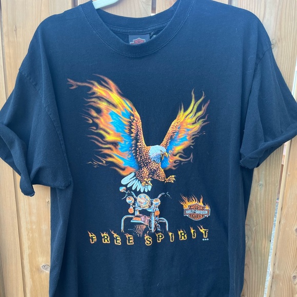 Harley-Davidson Other - Vintage “Free spirit” Harley Davidson Tshirt